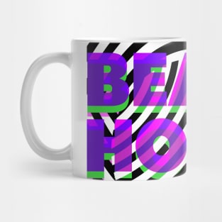 Beach House Op Art Mug